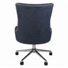 Denim Slate Fabric Rolling Office or Conference Chair