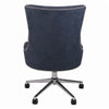 Denim Slate Fabric Rolling Office or Conference Chair