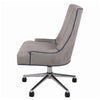 Soft Taupe Fabric Rolling Office or Conference Chair