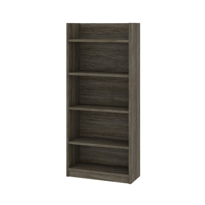 68" Open-top Bookcase in Walnut Gray
