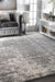 Gray Distressed Office Rug (Multiple Sizes Available)