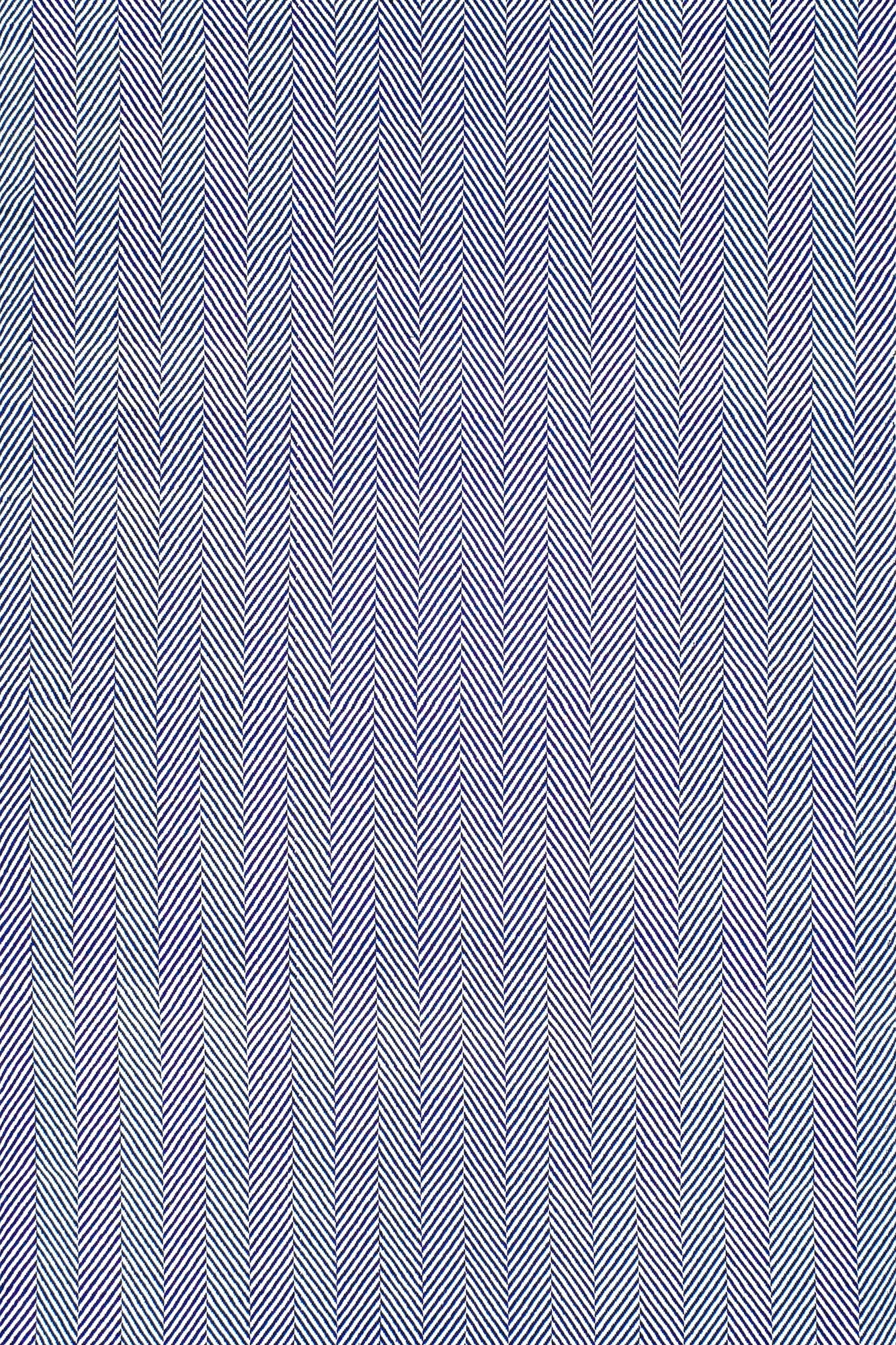 Hand-Loomed Cotton Office Floor Rug in Navy (Multiple Sizes Available)