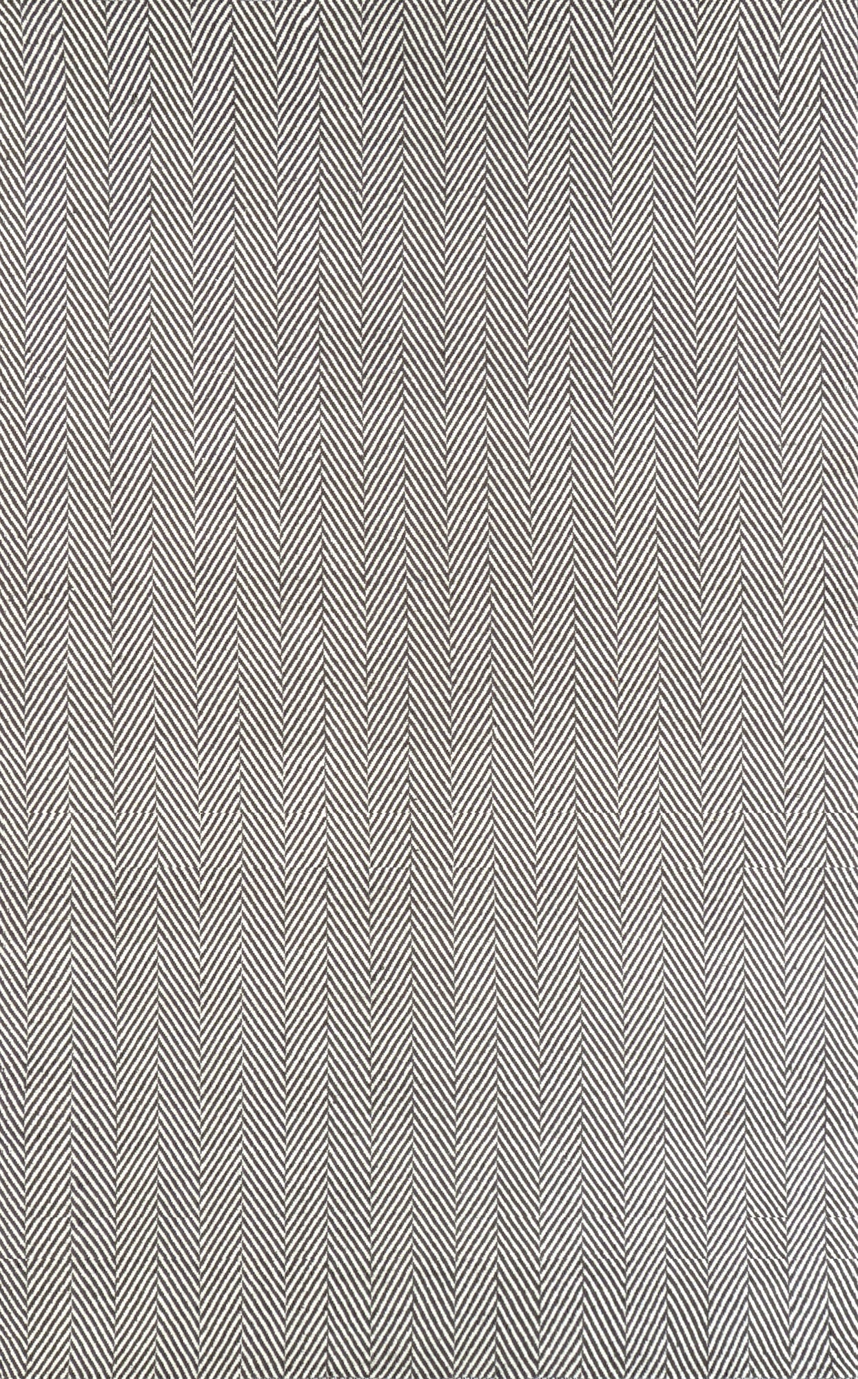 Hand-Loomed Cotton Office Floor Rug in Gray (Multiple Sizes Available)