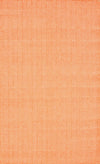 Hand-Loomed Cotton Office Floor Rug in Orange (Multiple Sizes Available)