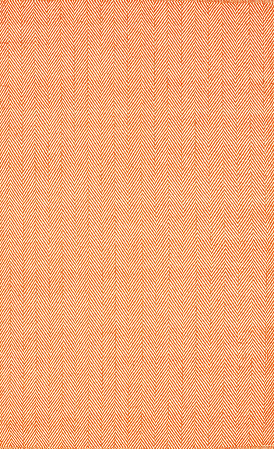 Hand-Loomed Cotton Office Floor Rug in Orange (Multiple Sizes Available)