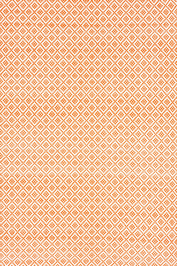 Orange Cotton Hand-Loomed Indoor Office Rug (Multiple Dimensions ...