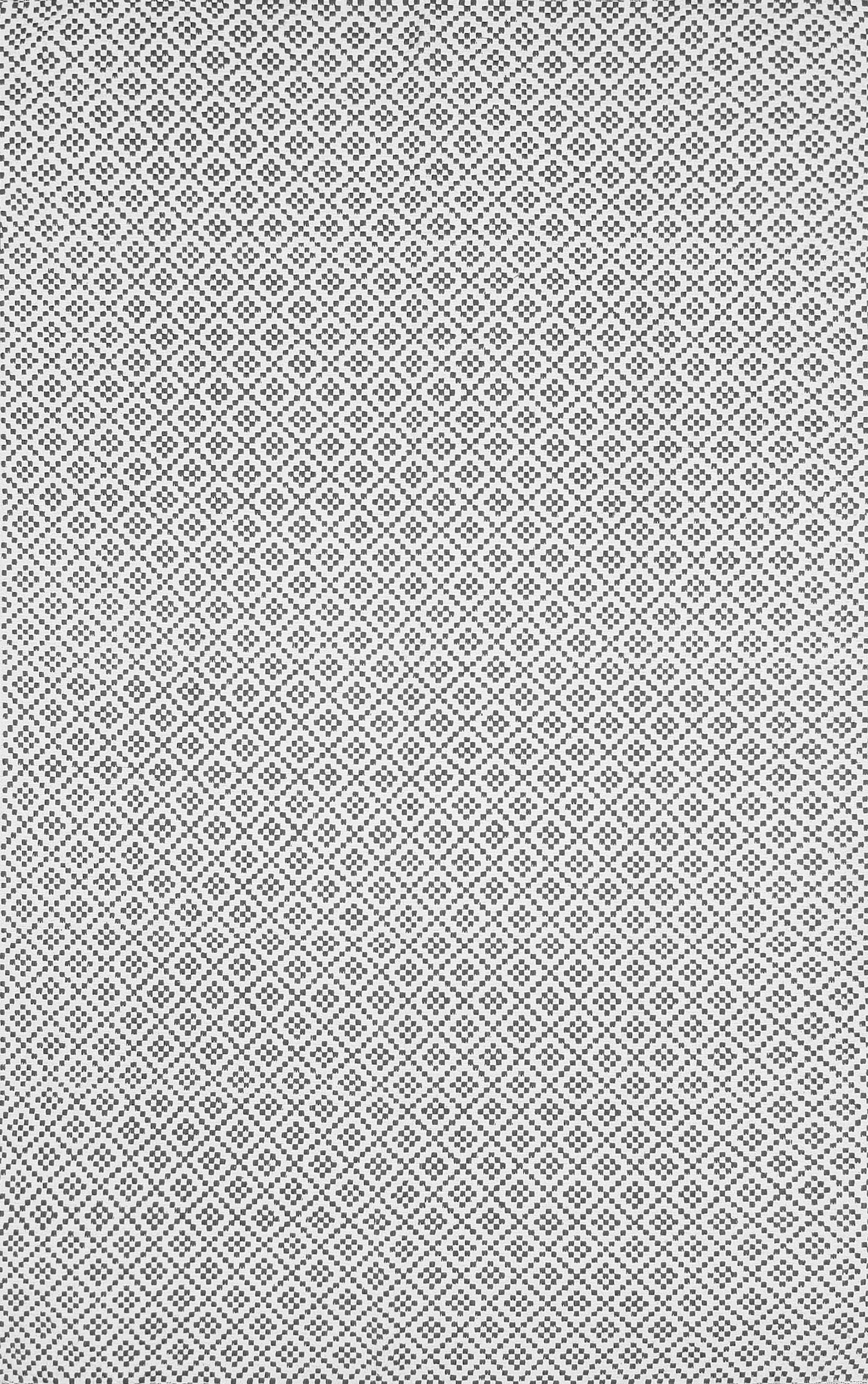 Gray Cotton Hand-Loomed Indoor Office Rug (Multiple Dimensions)