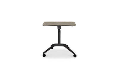 Sit or Stand Adjustable Office Desk in Gray