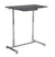 37" Espresso Sit-Stand Office Desk w/ Wire Storage Shelf