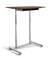 37" Walnut Sit-Stand Office Desk w/ Wire Storage Shelf
