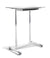 37" White Sit-Stand Office Desk w/ Wire Storage Shelf