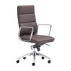 Timeless High-Back Espresso Leatherette Office Chair