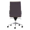 Timeless High-Back Espresso Leatherette Office Chair