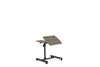 Efficient Gray Reading Table w/ Wheels