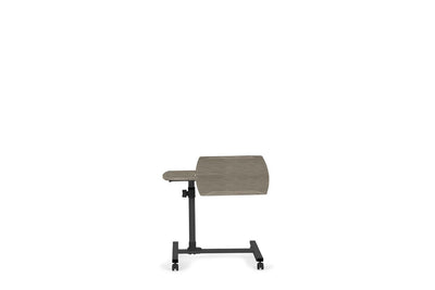 Efficient Gray Reading Table w/ Wheels