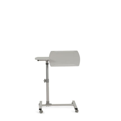 Efficient White Reading Table w/ Wheels
