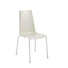 White Guest or Conference Chair with Chrome base (set of 4)