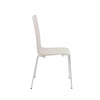 White Guest or Conference Chair with Chrome base (set of 4)