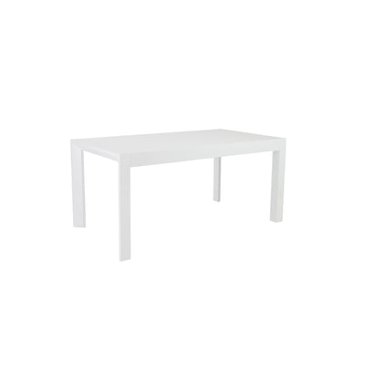 63" White Executive Office Desk with High Gloss Lacquer