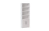 Contemporary Well-Crafted Tall White Bookcase