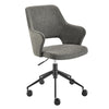 Charcoal and Black Graceful Office Chair