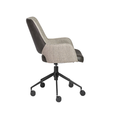 Tweed Office Chair in Dark Gray