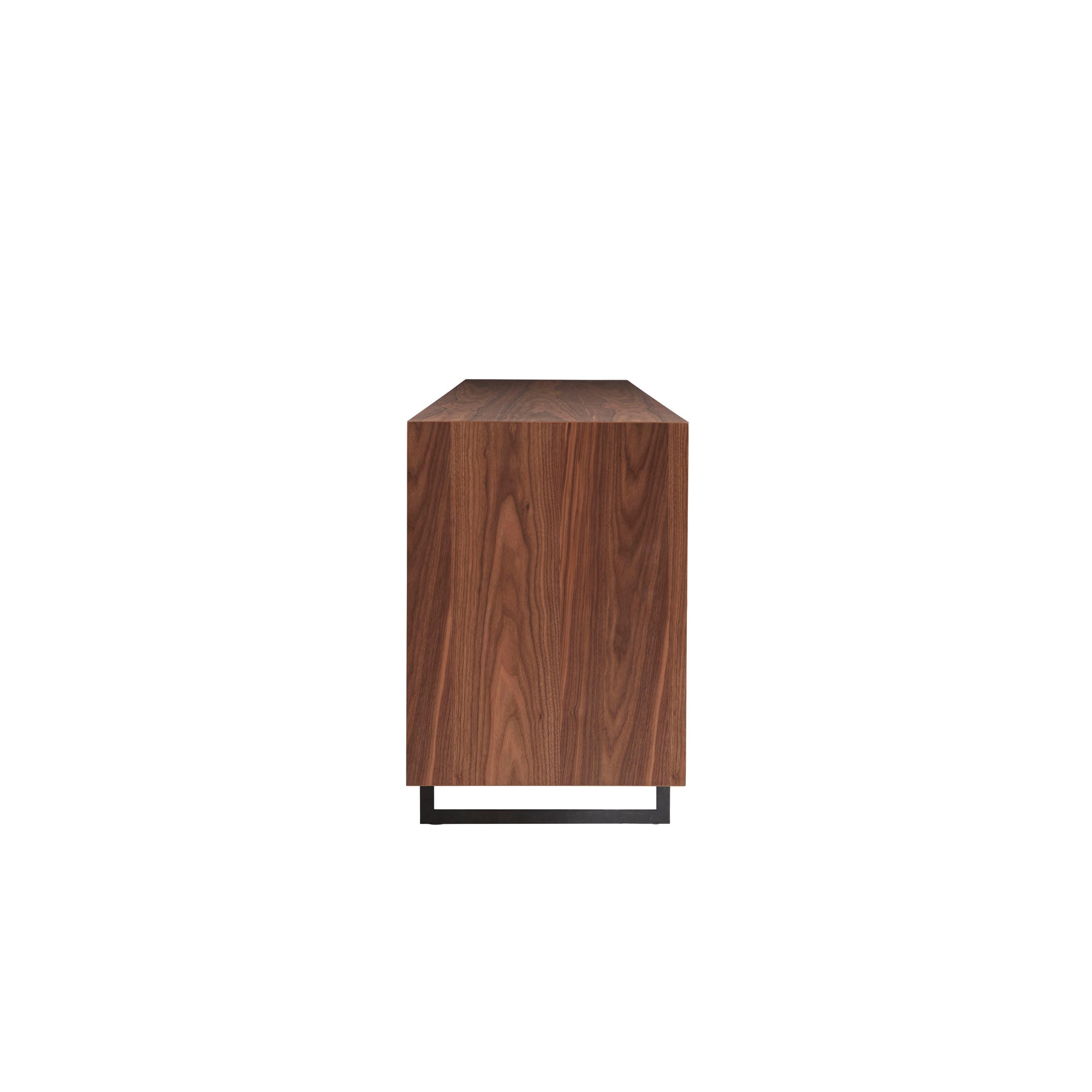 Understated Black & Walnut Office Credenza