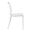 Modern Crisscross White Guest or Conference Chair (Set of 4)