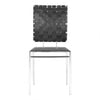 Modern Crisscross Black Guest or Conference Chair (Set of 4)