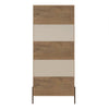 Eye-Catching White & Wood Storage Bookcase