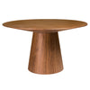 Modern Round American Walnut Veneer Meeting / Conference Table