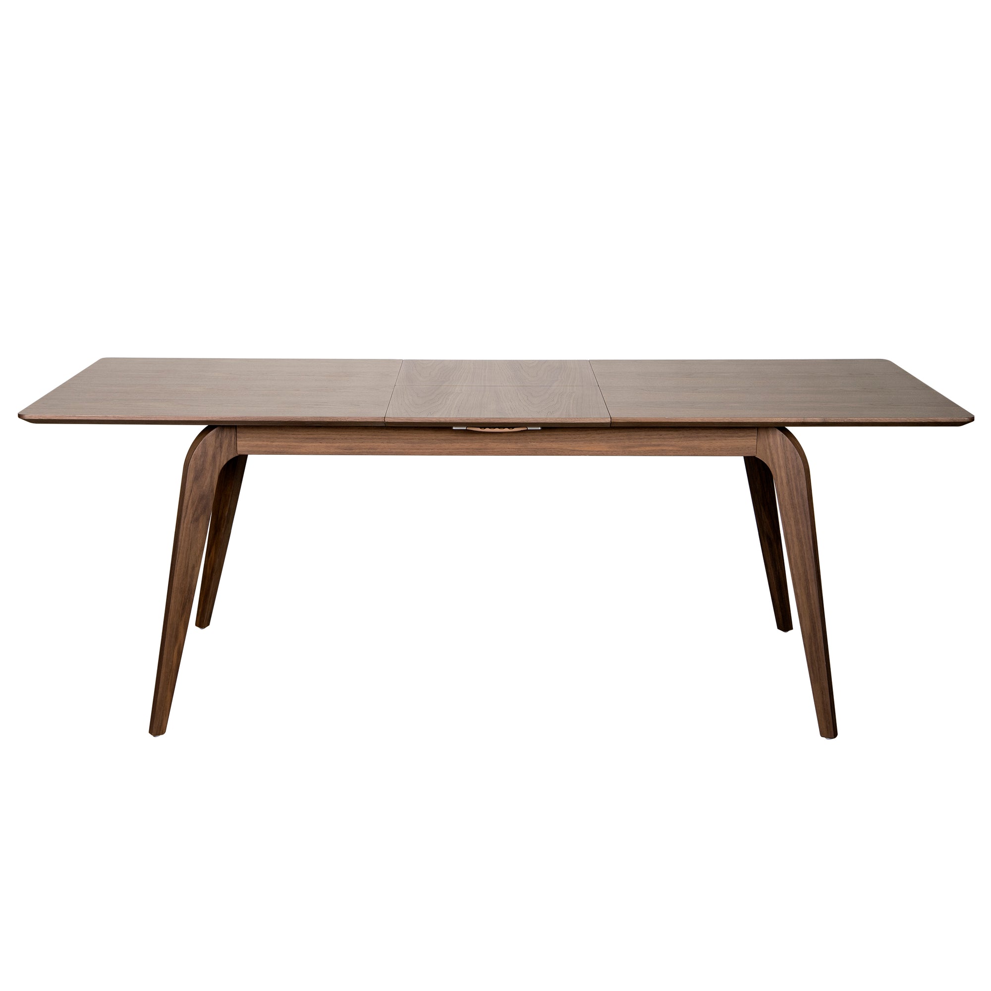 63"-83" Extending Conference Table with Walnut Veneer and Solid Wood Frame