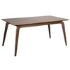63"-83" Extending Conference Table with Walnut Veneer and Solid Wood Frame