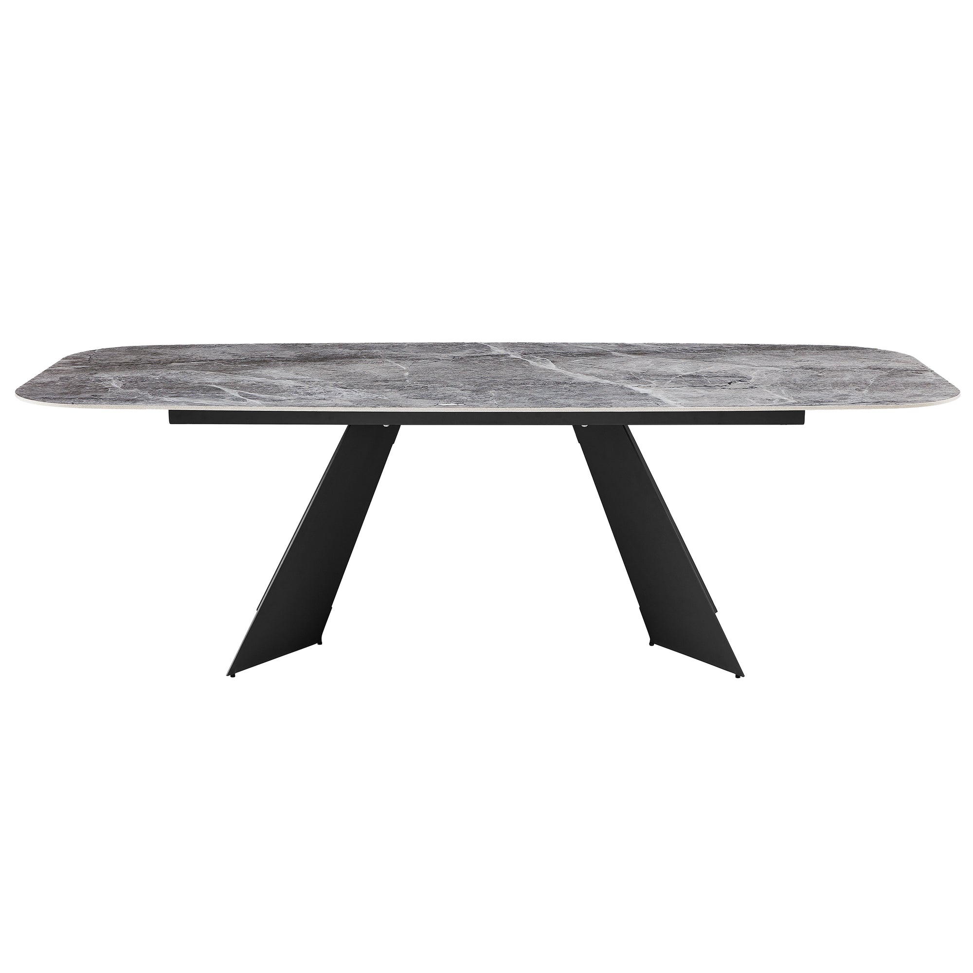 94" Conference Table with Ceramic Marble-Pattern Top