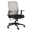 Mesh Back Office Chair with Adjustable Arms in Gray