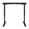 48" Office Desk in Deep Gray with Electric Height Adjustment from 28 - 45"