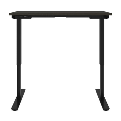 48" Office Desk in Deep Gray with Electric Height Adjustment from 28 - 45"