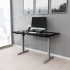 55" Adjustable Height Desk in Black