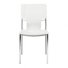 Classic White Leatherette Guest or Conference Chair (Set of 4)