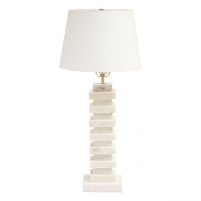 Stunning White Marble Table Lamp