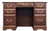 48" Handcrafted Solid Cherry Double Pedestal Desk with Finish Options