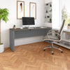 71" Narrow Desk in Bark Gray and Slate Finish