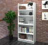 68" Open-top Bookshelf in White