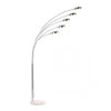 Chrome 5-Armed Floor Lamp