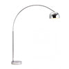 Dramatic Arched Chrome Floor Lamp