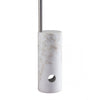 Sleek Marble & Chrome Arched Office Floor Lamp