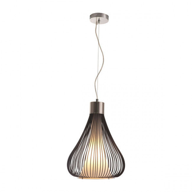 Beautiful Teardrop Wire & Frosted Glass Hanging Light