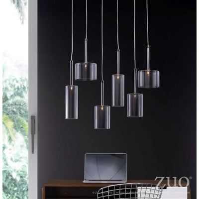 Artistic Clear Glass Shade Hanging Lamps