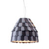 Gray & Black Scaled Hanging Office Pendant Lamp