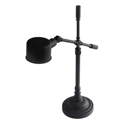 Black Vintage Office Desk Lamp w/ A Military Aesthetic